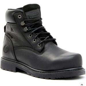 Hawx‎ Trooper Composite Toe Safety Black Work Boot Women Size 7.5B